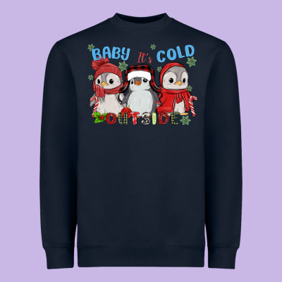Baby ıt's Cold Outside Heavyweight Sweatshirt Designed By Maliassmallbusiness