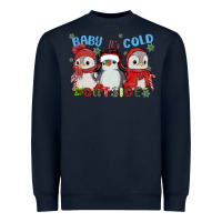 Navy baby ıt's cold outside Heavyweight Sweatshirt - MaliasSmallBusiness