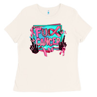 Bone fuck cancer Ladies Tee - AdoDesignShop