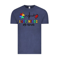 Vintage Denim love needs no words Vintage Tee - MaliasSmallBusiness