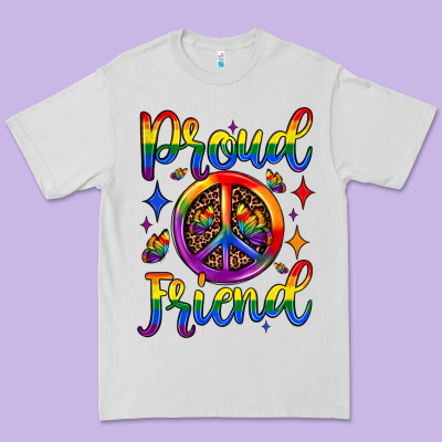 Proud Friend Premium Tee Designed By Jahusdesignshop