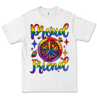 White proud friend Premium Tee - JahusDesignShop
