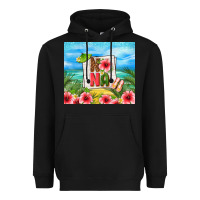 Black summer nana Heavyweight Hoodie - TumblerDesignByShophia