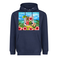 Navy summer nana Heavyweight Hoodie - TumblerDesignByShophia