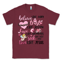 Burgundy christian valentines Classic Tee - MaliasSmallBusiness