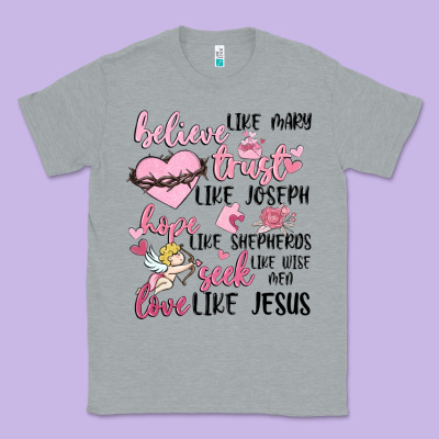 Christian Valentines Classic Tee Designed By Maliassmallbusiness