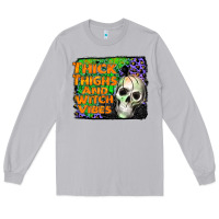 Moon Dust thick thighs and witch vibes Long Sleeve Tee - JahusDesignShop