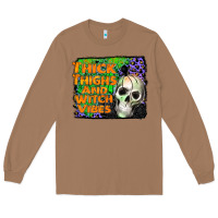 Toasted Coconut thick thighs and witch vibes Long Sleeve Tee - JahusDesignShop