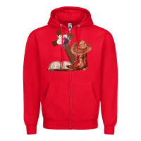 Red Boots with Bible and cross Zipper Hoodie - Bettercallsaul