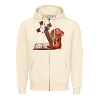 Sandshell Boots with Bible and cross Zipper Hoodie - Bettercallsaul