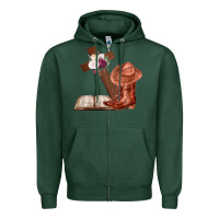 Boots With Bible And Cross Zipper Hoodie | Teevron