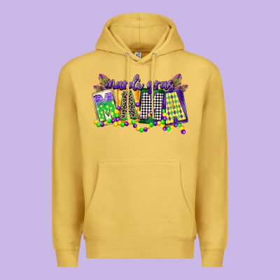 Mardi Gras Mama Premium Hoodie Designed By Cowgirlartshop