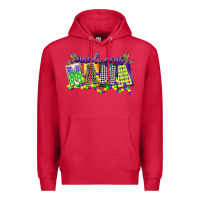 Cardinal mardi gras mama Premium Hoodie - CowGirlArtShop