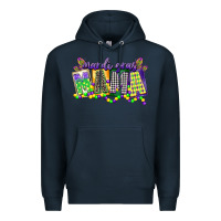 Navy mardi gras mama Premium Hoodie - CowGirlArtShop