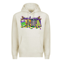 Oatmeal Heather mardi gras mama Premium Hoodie - CowGirlArtShop