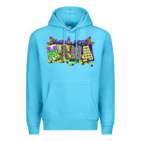 Ocean Blue mardi gras mama Premium Hoodie - CowGirlArtShop