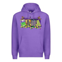 Purple mardi gras mama Premium Hoodie - CowGirlArtShop