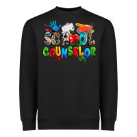 Black school counselor Heavyweight Sweatshirt - NancyCooperArtShop