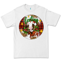 White Christmas feeling jolly cow ornament Premium Tee - Artiststas