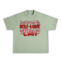 Oil Green just loving my self love era Urban Heavy Tee - MaliasSmallBusiness