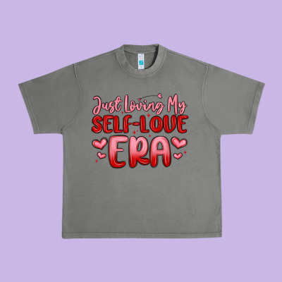 Just Loving My Self Love Era Urban Heavy Tee Designed By Maliassmallbusiness