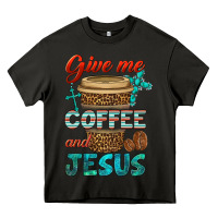 Asphalt give me coffee and jesus Heavy Core Tee - BundleAndBundleShop