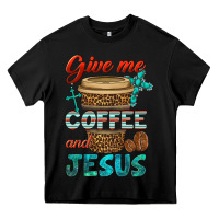 Black give me coffee and jesus Heavy Core Tee - BundleAndBundleShop