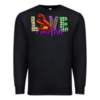 Black love crawfish mardi gras Premium Sweatshirt - CowGirlArtShop