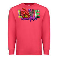 Cardinal love crawfish mardi gras Premium Sweatshirt - CowGirlArtShop