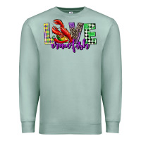 Seafoam love crawfish mardi gras Premium Sweatshirt - CowGirlArtShop