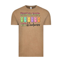 Vintage Coffee treat all peeps with kindness Vintage Tee - MaliasSmallBusiness