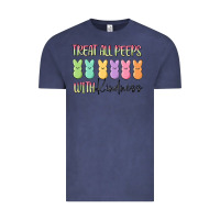 Vintage Denim treat all peeps with kindness Vintage Tee - MaliasSmallBusiness