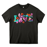 Asphalt love stitch Heavy Core Tee - AdoDesignShop