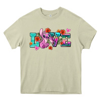 Mossy love stitch Heavy Core Tee - AdoDesignShop
