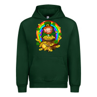 Forest Green Dwarf Cauldron St. Patricks Urban Hoodie - BundleAndBundleShop