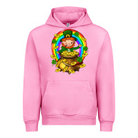 Fuchsia Pink Dwarf Cauldron St. Patricks Urban Hoodie - BundleAndBundleShop