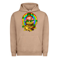 Pigment Burro Dwarf Cauldron St. Patricks Urban Hoodie - BundleAndBundleShop