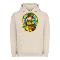Pigment French Oak Dwarf Cauldron St. Patricks Urban Hoodie - BundleAndBundleShop