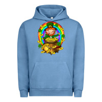 Pigment Pebble Blue Dwarf Cauldron St. Patricks Urban Hoodie - BundleAndBundleShop