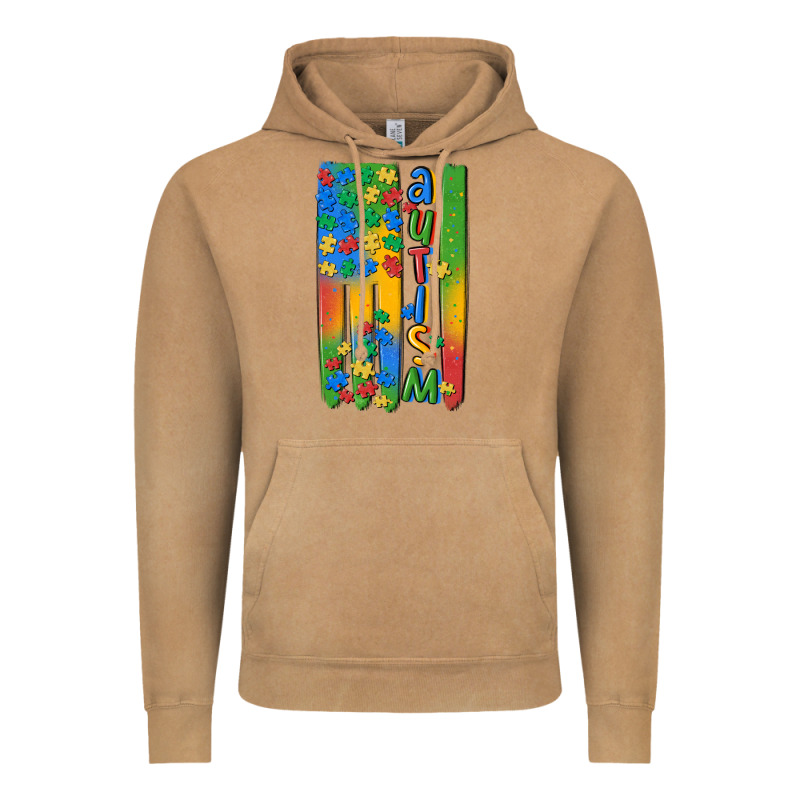 Autism American Flag Vintage Hoodie by MaliasSmallBusiness | Teevron