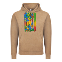 Vintage Coffee autism american flag Vintage Hoodie - MaliasSmallBusiness