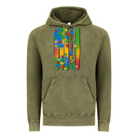 Vintage Olive autism american flag Vintage Hoodie - MaliasSmallBusiness