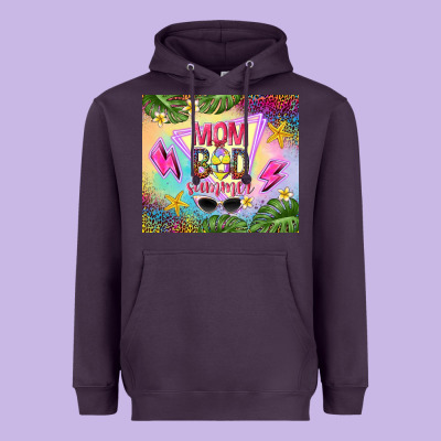 Mom Bod Summer Heavyweight Hoodie Designed By Tumblerdesignbyshophia