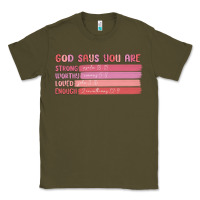 Army Green god says you are Classic Tee - MaliasSmallBusiness