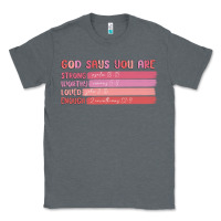 Charcoal Heather god says you are Classic Tee - MaliasSmallBusiness