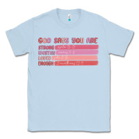 Dusty Blue god says you are Classic Tee - MaliasSmallBusiness