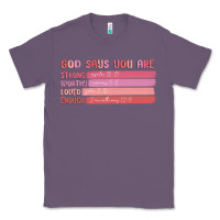 Lavender god says you are Classic Tee - MaliasSmallBusiness