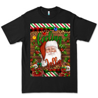 Black Christmas Feeling Jolly Santa Premium Tee - Artiststas