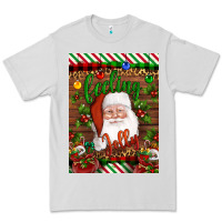 Dove Grey Christmas Feeling Jolly Santa Premium Tee - Artiststas