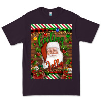 Plum Christmas Feeling Jolly Santa Premium Tee - Artiststas